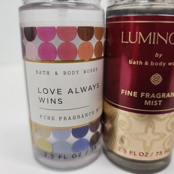 2 Bath & Body Works Fine Fragrance Mist Luminous Love always Wins 2.5 oz - Picture 2 of 5